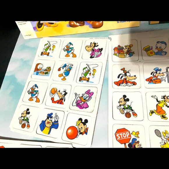 DISNEY VTG 90 Mickey Mouse CollectableMemory Game - Picture 12 of 15